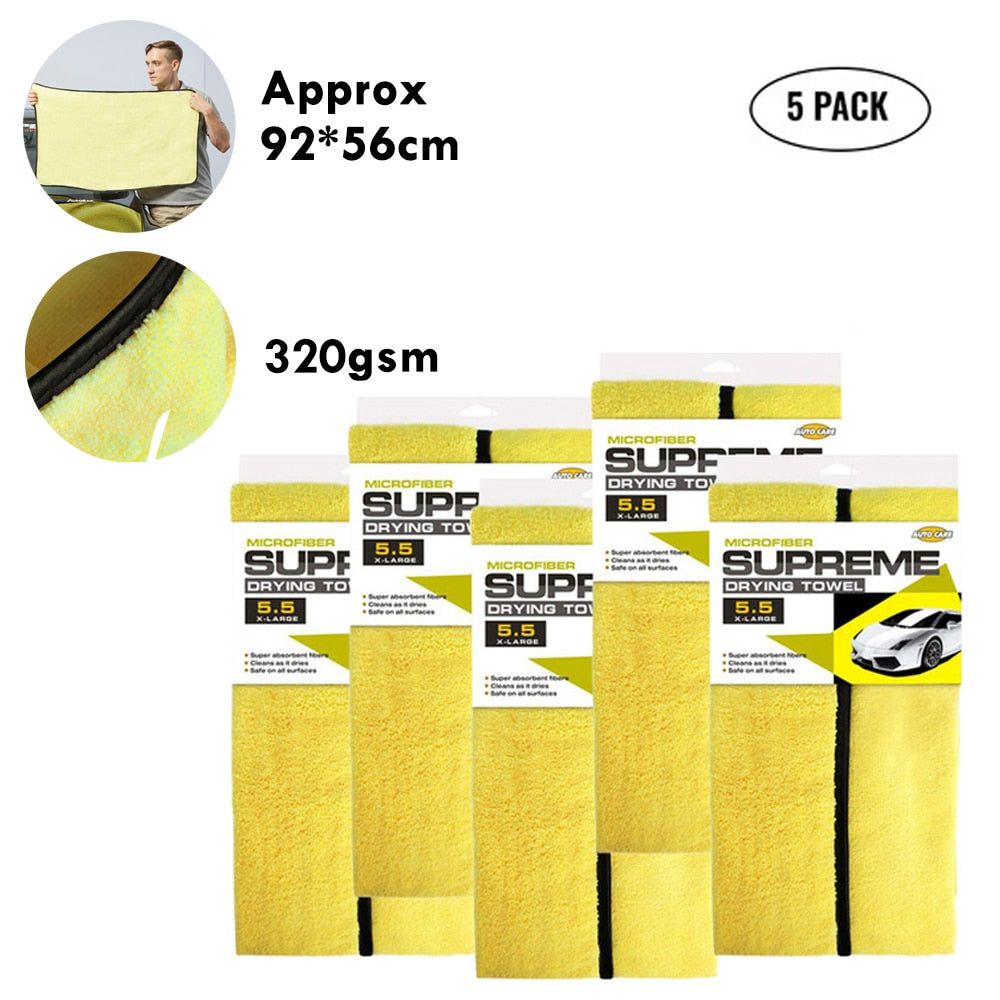 Super Absorbent Car Wash Microfiber Towel - New England Safety Supply