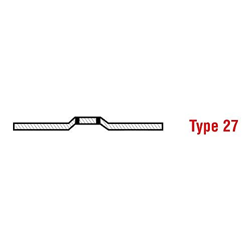 Mercer Industries 618020 - 6" x .045 x 7/8" Type 27 Black Lightning Cut-Off Wheels for Metal (25 pack)