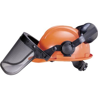 HART HAT WITH FACE SHIELD AND EARMUFFS - New England Safety Supply