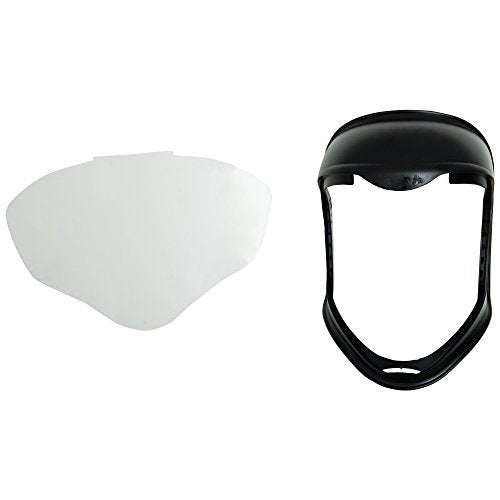 Uvex Bionic Face Shield with Clear Polycarbonate Visor and Anti-Fog/Hard Coat (S8510) - New England Safety Supply