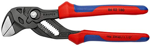 KNIPEX Tools - Pliers Wrench, Black Finish, Multi-Component (8602180)