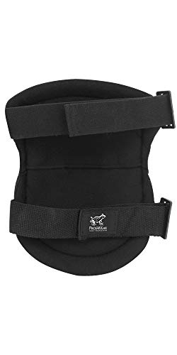 Global Glove KP431 - FrogWear Non-Marring Brass-Riveted Knee Pads - One Size, Black