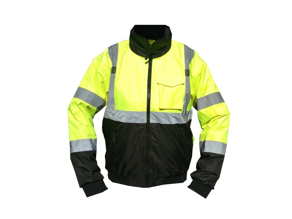 POLAR BOMBER WITH REMOVABLE LINER – BLACK BOTTOM - New England Safety Supply