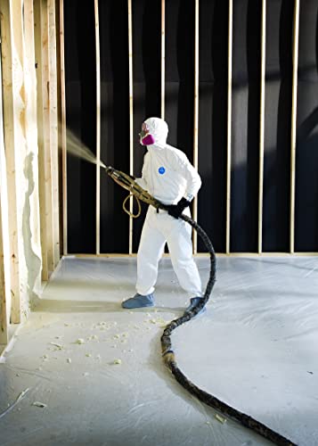 DuPont Tyvek 400 Disposable Protective Coverall with Elastic Cuffs, Attached Hood and Boots, White (Pack of 25) - New England Safety Supply