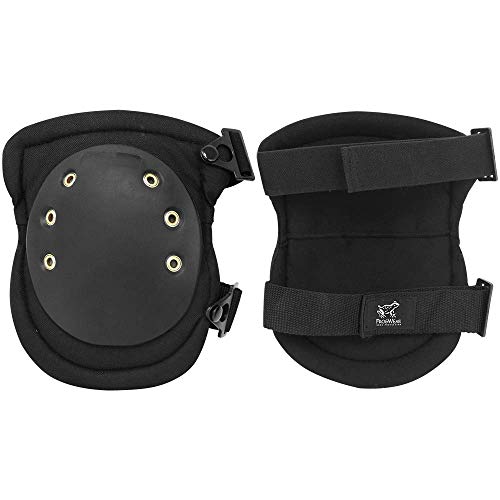 Global Glove KP431 - FrogWear Non-Marring Brass-Riveted Knee Pads - One Size, Black