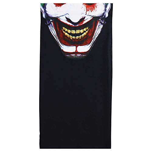 FrogWear Global Glove Multi-Function Neck Gaiter with Microfiber Cool and Dry tech; wear as face mask, Bandanna, or Neck Warmer- Jester