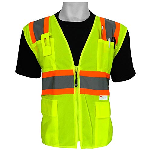 Global Glove GLO-003 - FrogWear Class 2 Surveyor Vest Yellow/Green - Medium