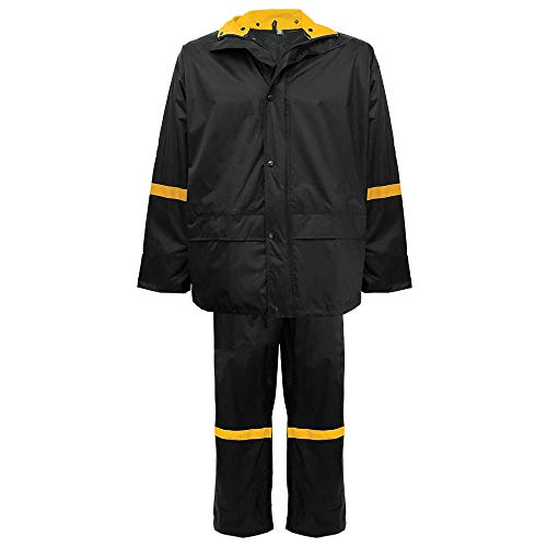 Global Glove R6400 - FrogWear - 3-Piece Premium Nylon Rain Suit - 5X-Large