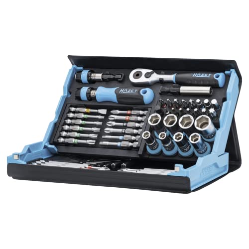 Hazet 2200SC-32 SmartCase Bit/Socket Set with Ratchet, 1/4" Drive, 59 Pieces