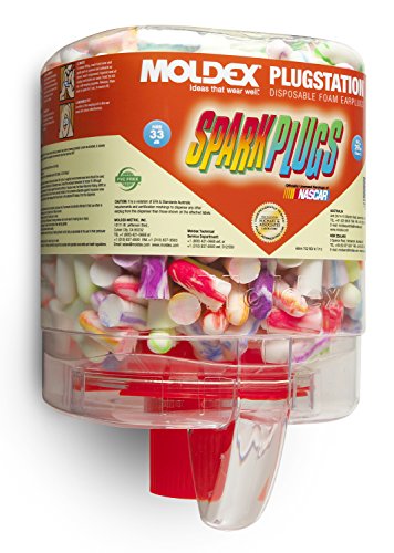 Moldex M6644 Extra-Soft Sparkplug Earplugs (250 per Dispenser) - New England Safety Supply