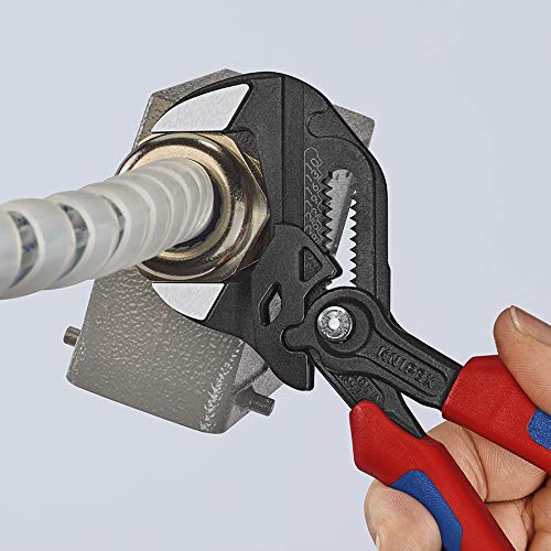 KNIPEX Tools - Pliers Wrench, Black Finish, Multi-Component (8602180)