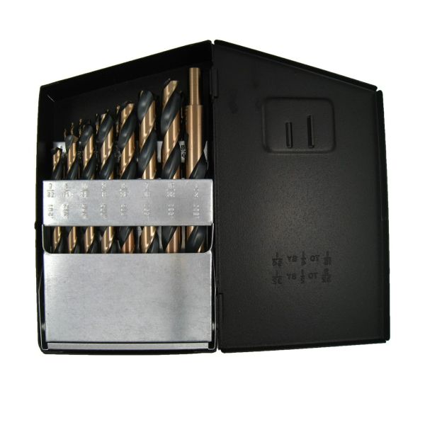 Norseman RSP-21 Jobber Length Reduced Shank 21 Piece Drill Bit Set 92170