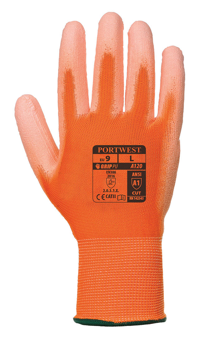 Portwest A120 Vending Handling Work Safety Glove with Protective PU Palm Grip - New England Safety Supply