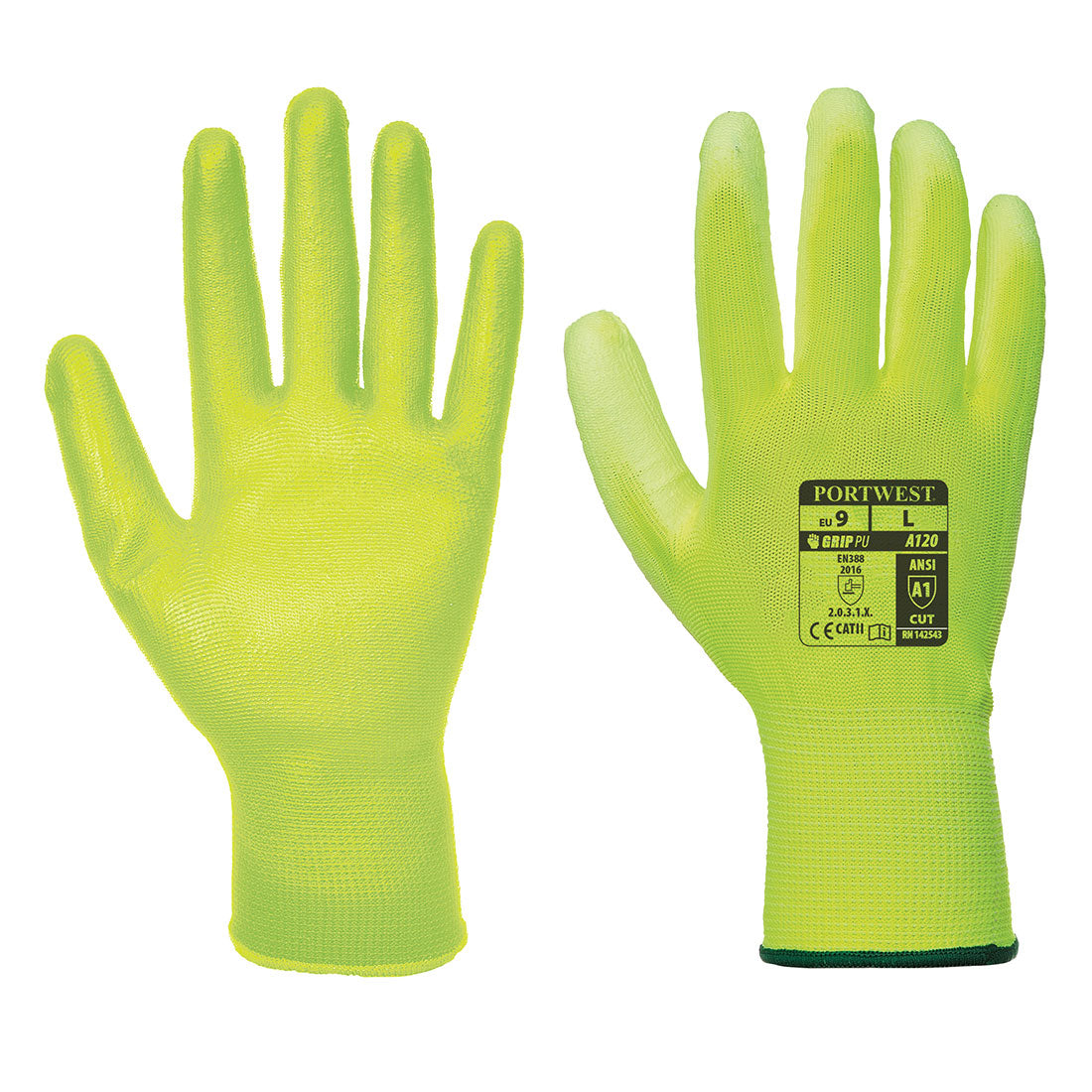 Portwest A120 Vending Handling Work Safety Glove with Protective PU Palm Grip - New England Safety Supply