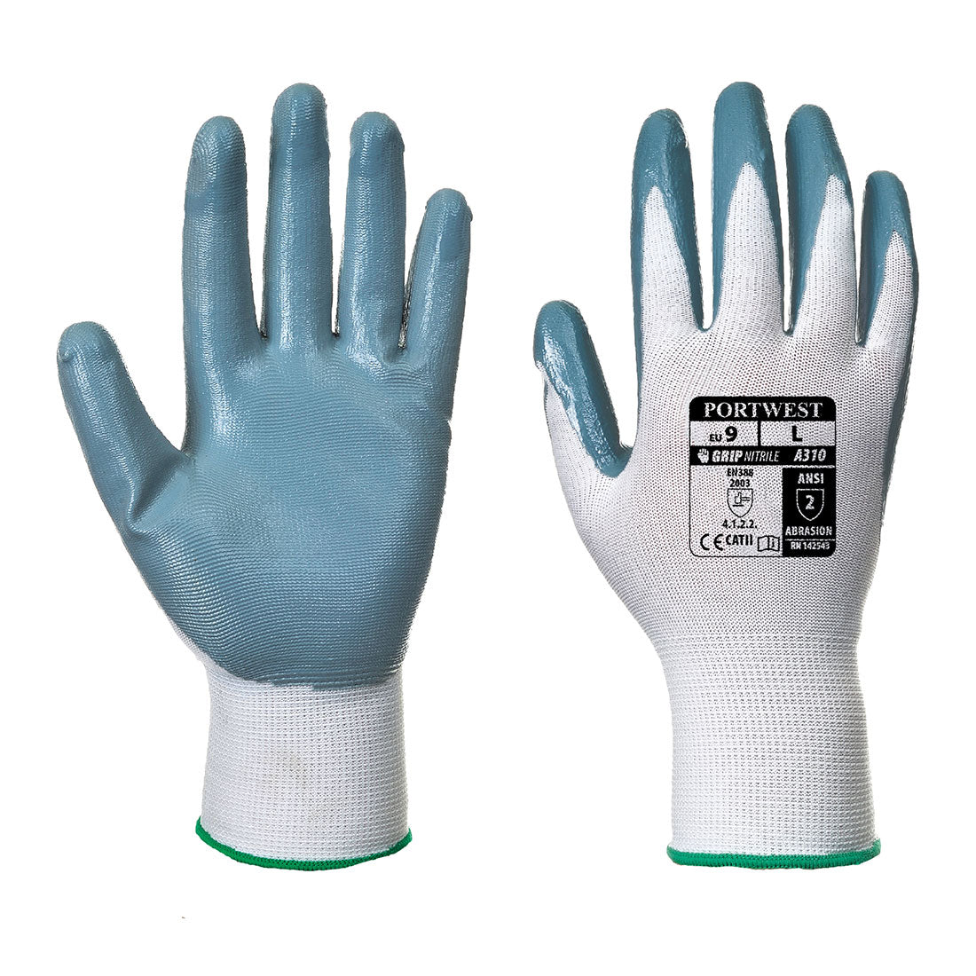 Portwest A310 Handling Work Safety Glove with Flexo Nitrile Coating Grip ANSI - New England Safety Supply