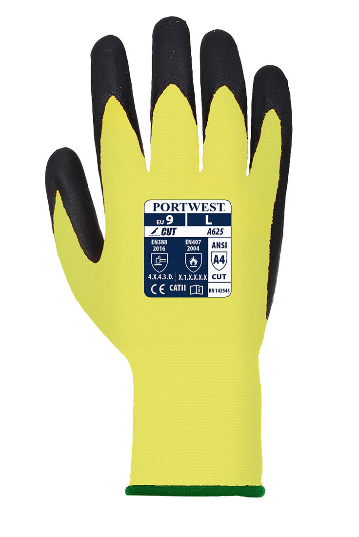 Portwest Vis-Tex PU Cut Resistant Glove A625 - New England Safety Supply