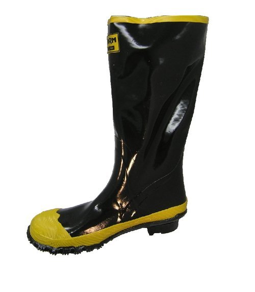 BLACK STEEL TOE KNEE BOOTS - New England Safety Supply