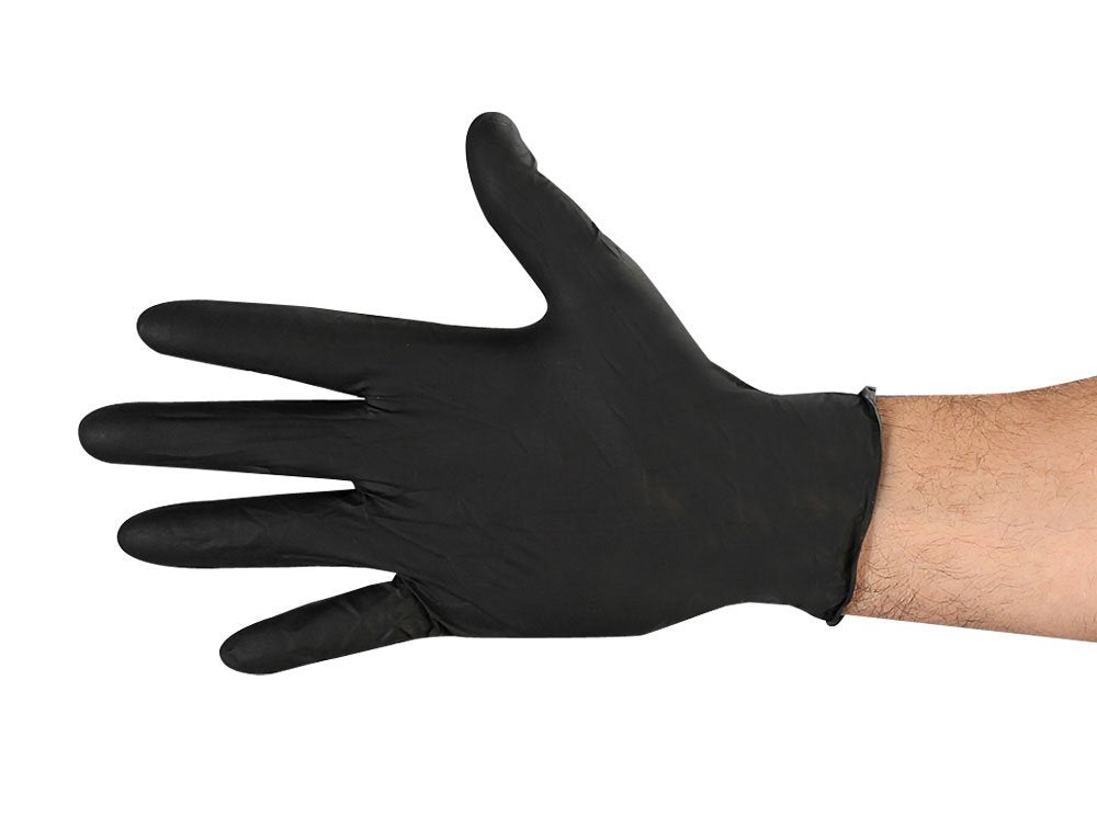 6 MIL BLACK NITRILE GLOVES (CASE) - New England Safety Supply