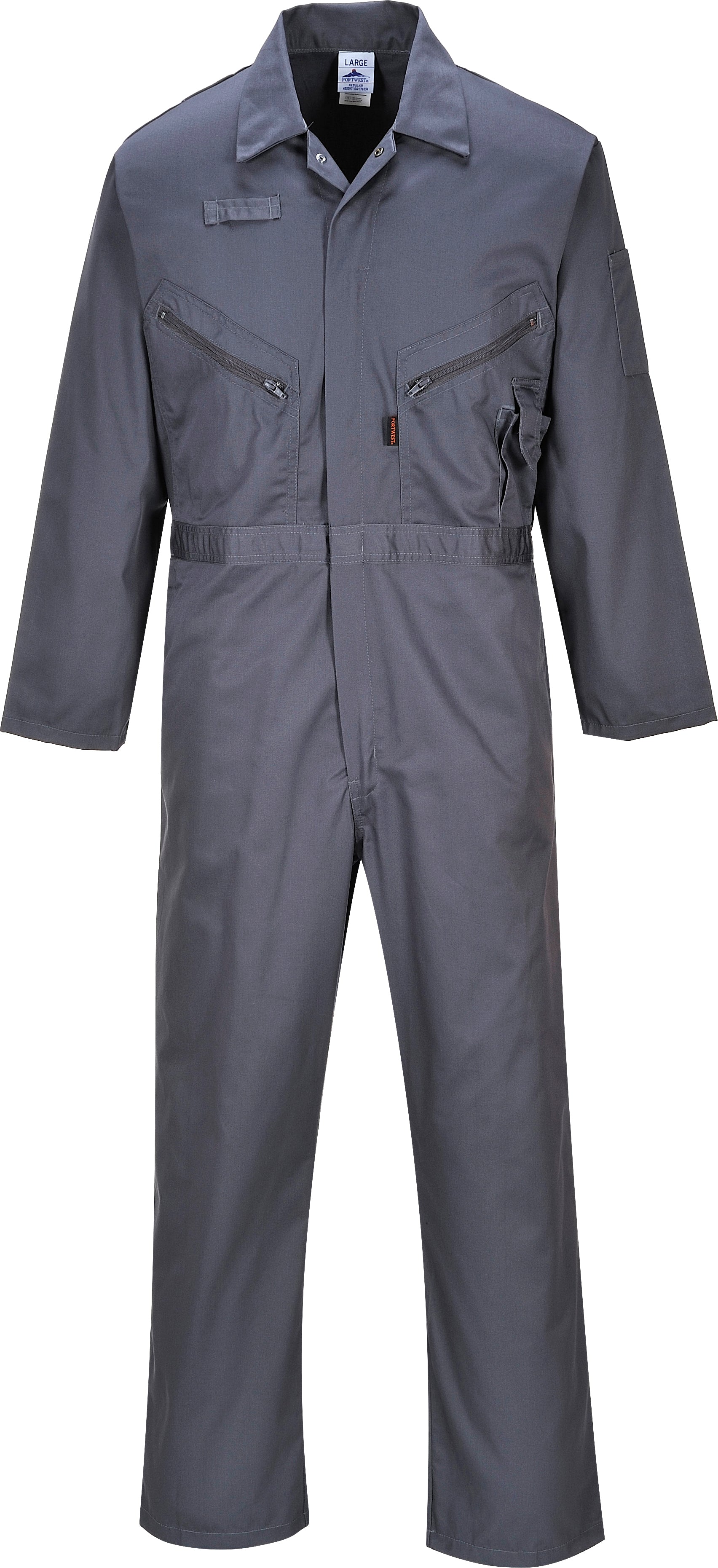Portwest C813 Liverpool Zipper Coverall with Front Snap Closure and 2 Way Zipper - New England Safety Supply