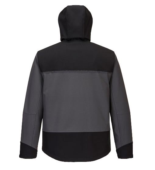 Hooded Softshell 3 Layer Jacket - New England Safety Supply