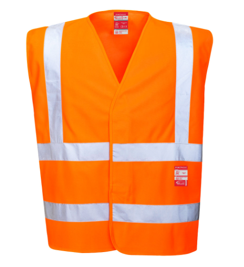 Hi-Vis Flame Resistant Vest - New England Safety Supply