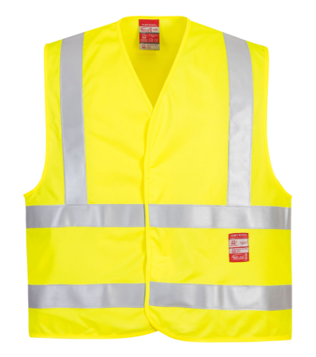 Hi-Vis Flame Resistant Vest - New England Safety Supply