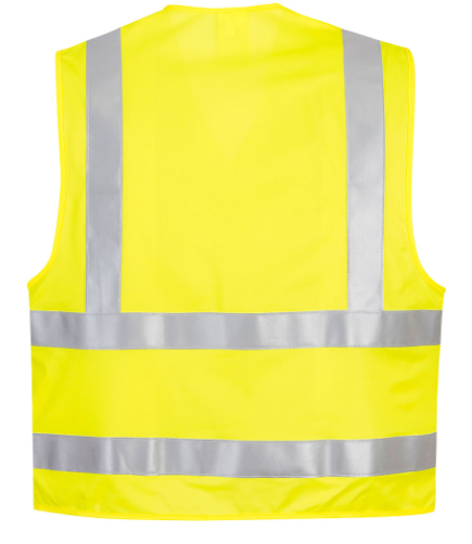 Hi-Vis Flame Resistant Vest - New England Safety Supply