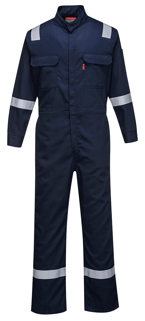 Portwest FR94 Bizflame Fire Resistant Coverall with FR Reflective Tape ASTM NFPA - New England Safety Supply