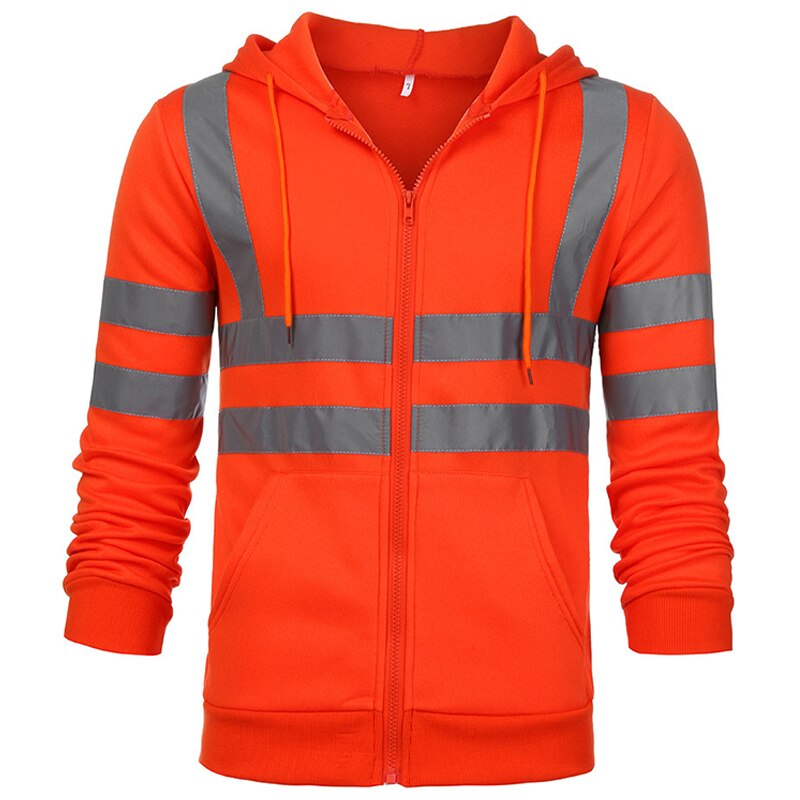 High Visibility Sweatshirt With Reflective Tape - New England Safety Supply