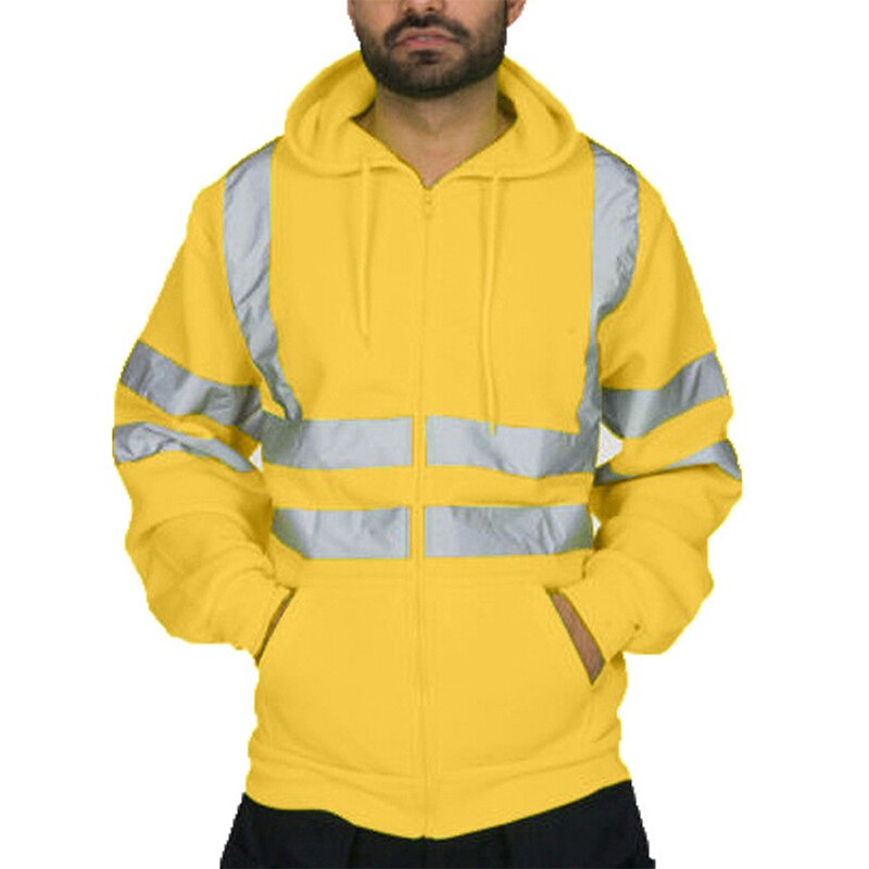High Visibility Sweatshirt With Reflective Tape - New England Safety Supply