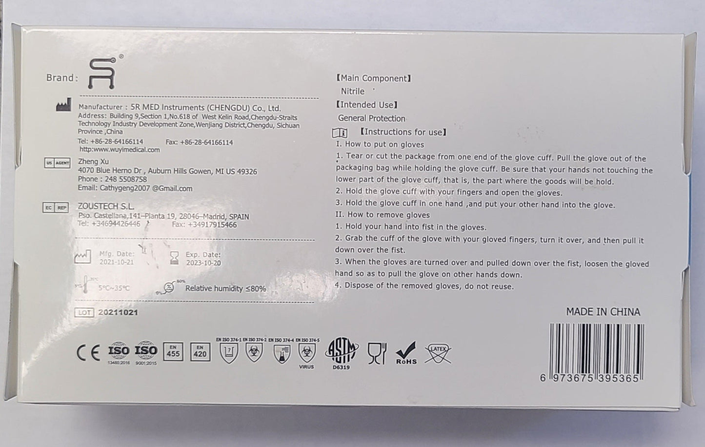 Case of 1000 Nitrile Examination Gloves Powder Free Latex Free - New England Safety Supply