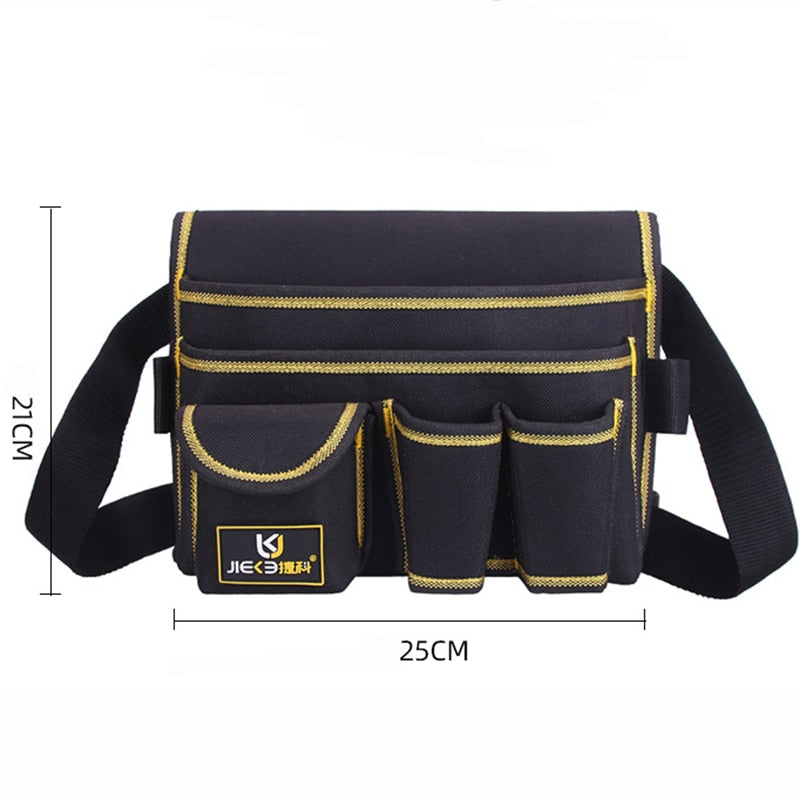 Multi Function Tools Bag Belt Bag Pouch Electrician Tools Organizer Waist - New England Safety Supply