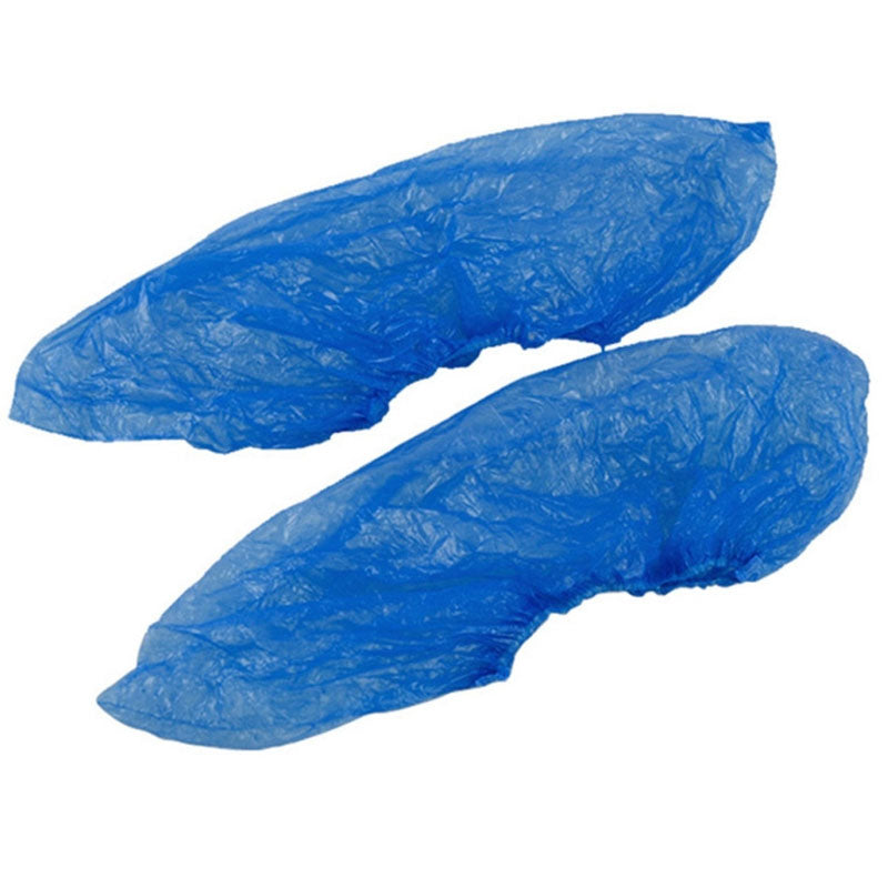 100Pcs Shoe Covers - Disposable Hygienic Boot Cover for Household, Construction, Workplace, Indoor Carpet Floor Protection - New England Safety Supply