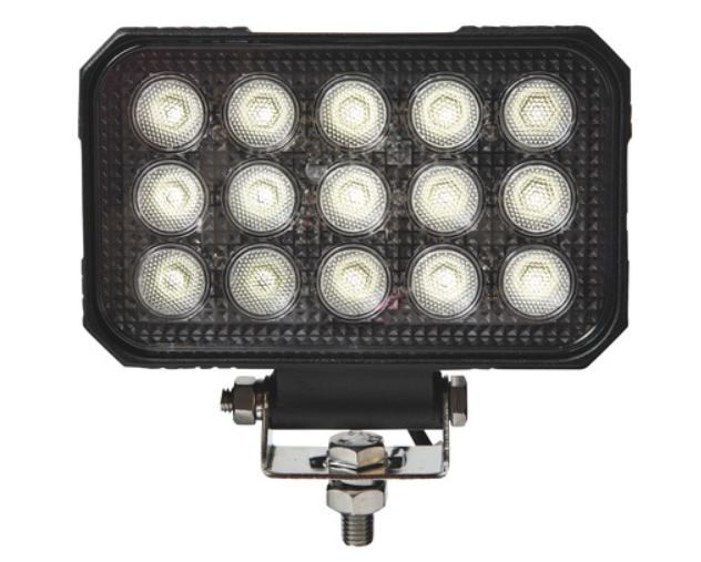 Buyers Products Mini LED Flood Light Bar — 6in.W, Clear, 9000 Lumens, Permanent Mount, Model# 1492196 - New England Safety Supply