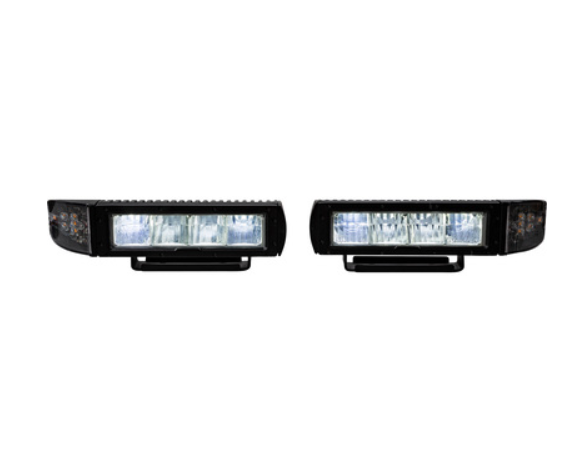Buyers Products Low-Profile Heated LED Snow Plow Lights — Pair, Clear Lens, Model# 1312100 - New England Safety Supply