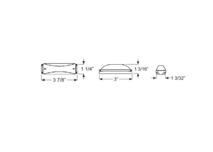 Blazer 4in. Sealed LED Running Board Light — Amber, Model# CW1531A - New England Safety Supply