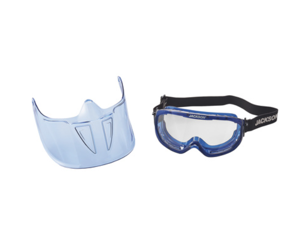 Premium Anti-Fog Goggle with Detachable Flip-Up/Flip-Down Face Shield - New England Safety Supply