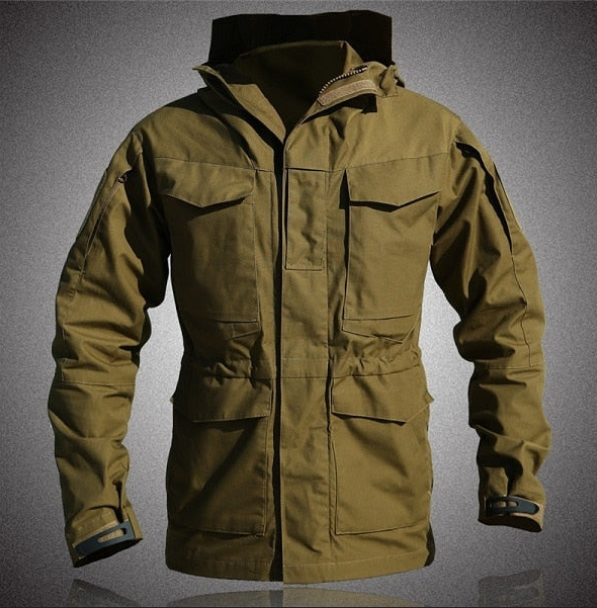 Waterproof Windbreaker Multi-Pocket Camouflage Jacket - New England Safety Supply