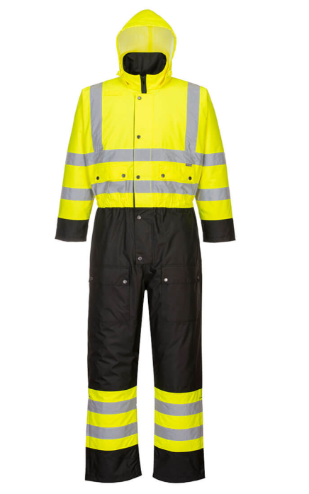 Hi-Vis Contrast Coverall - New England Safety Supply
