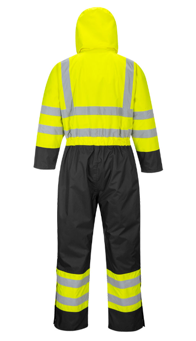 Hi-Vis Contrast Coverall - New England Safety Supply