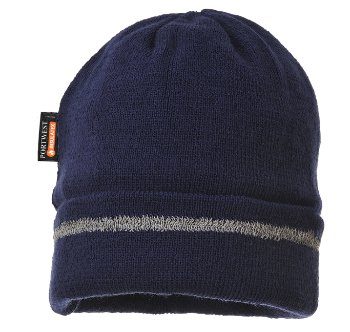 Reflective Trim Knit Hat Insulatex Lined - New England Safety Supply