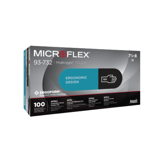 MICROFLEX® MidKnight™ Touch (Case) - New England Safety Supply