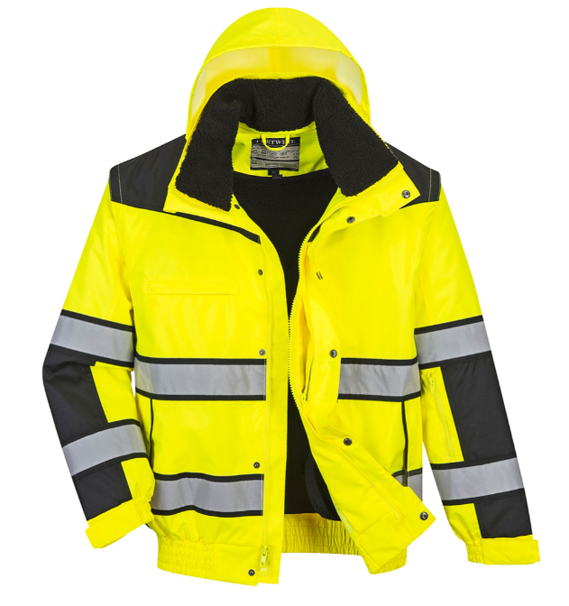 Hi-Vis Classic Bomber Jacket - New England Safety Supply