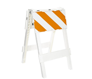 Type 1 Plastic Traffic Barricade - New England Safety Supply
