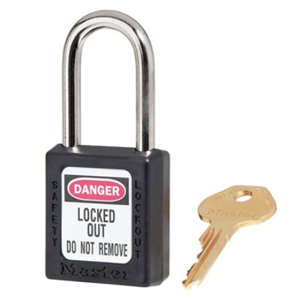 Master Lock Zenex Thermoplastic Safety Padlock, Capacity, Volume, Plastic, Standard - New England Safety Supply