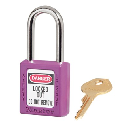Master Lock Zenex Thermoplastic Safety Padlock, Capacity, Volume, Plastic, Standard - New England Safety Supply