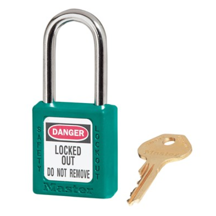 Master Lock Zenex Thermoplastic Safety Padlock, Capacity, Volume, Plastic, Standard - New England Safety Supply