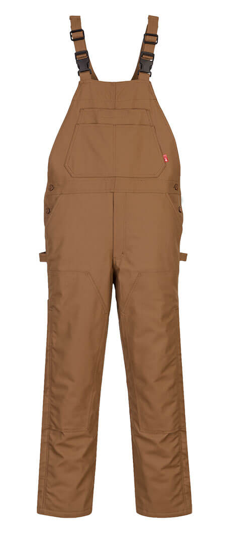 DuraDuck Flame Quilt Lined Bib Overall UFR49