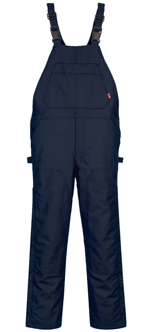 DuraDuck Flame Quilt Lined Bib Overall UFR49