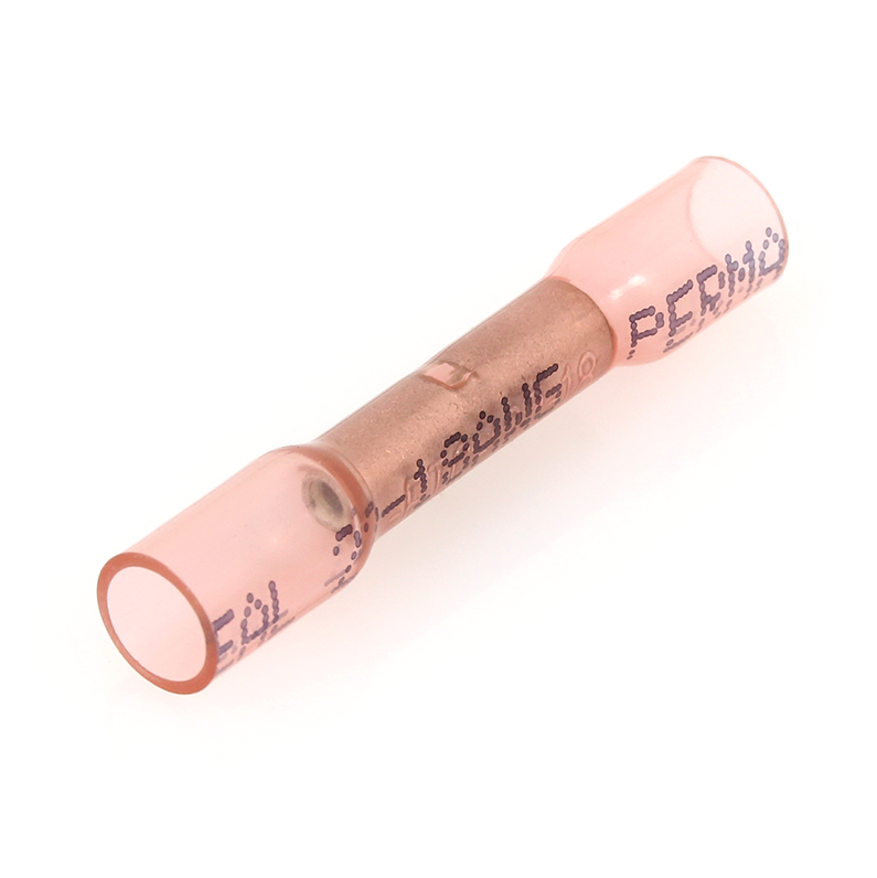 Molex Perma-Seal Butt Connector, Heat Shrink Insulated, 22-18 GA (25 Pack)